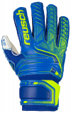 Reusch Attrakt SD Open Cuff Finger Support Junior 5072510 4940 blue yellow front